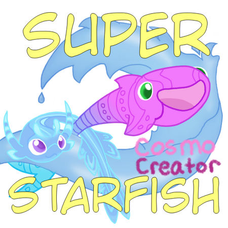 An icon for Super Starfish, gulpee and Oozee are the fish on front